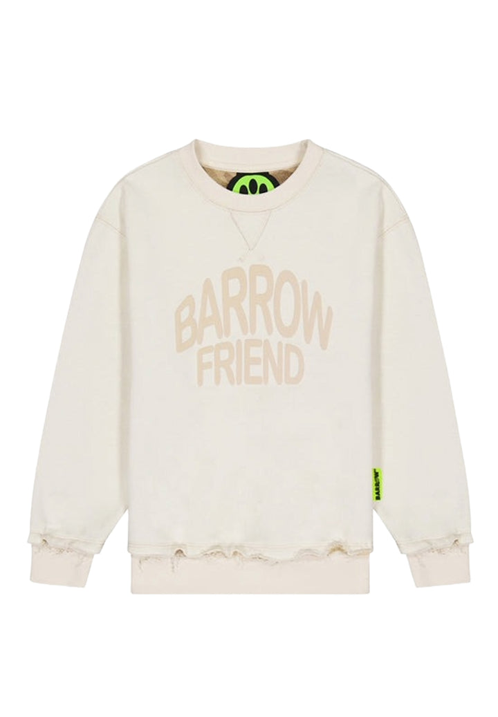 Unisex cream crewneck sweatshirt