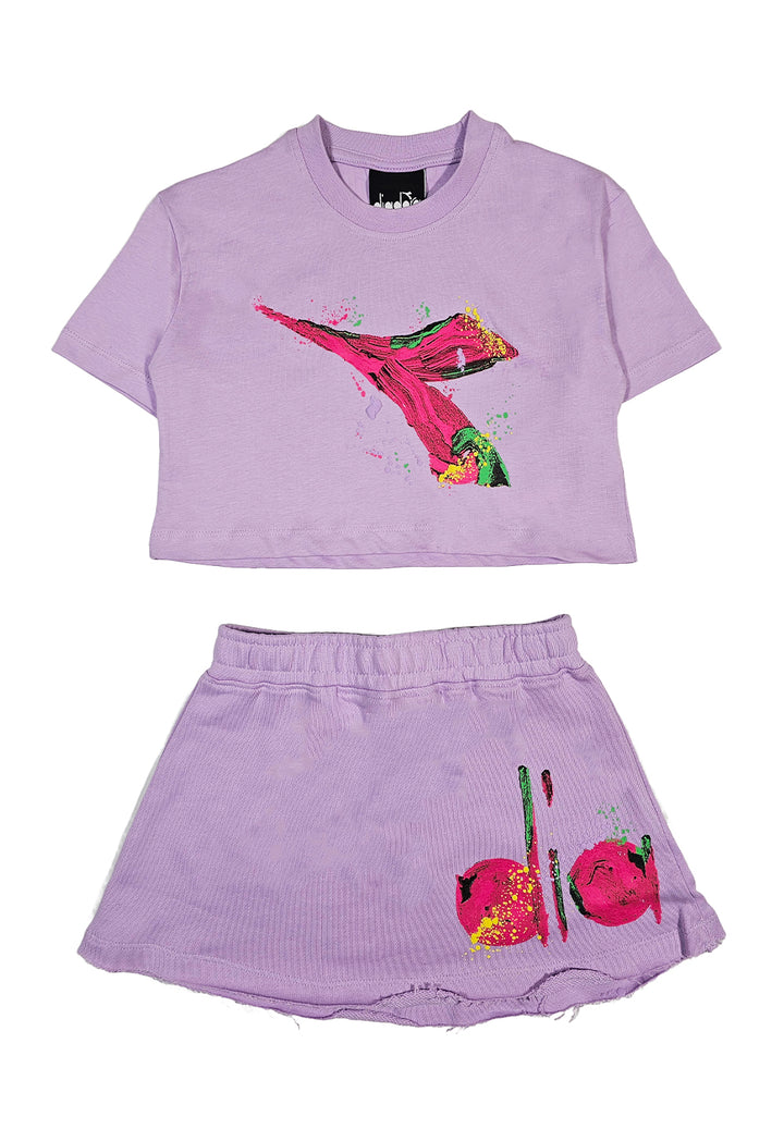Lila Baby Mädchen Set