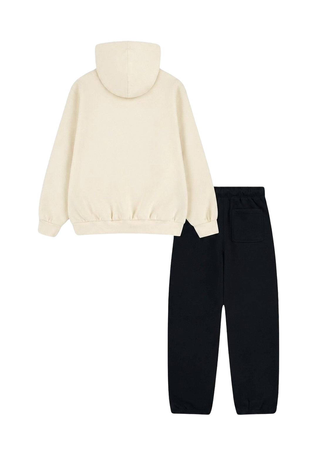 Sweatshirt-Set für Kinder in Creme-Schwarz
