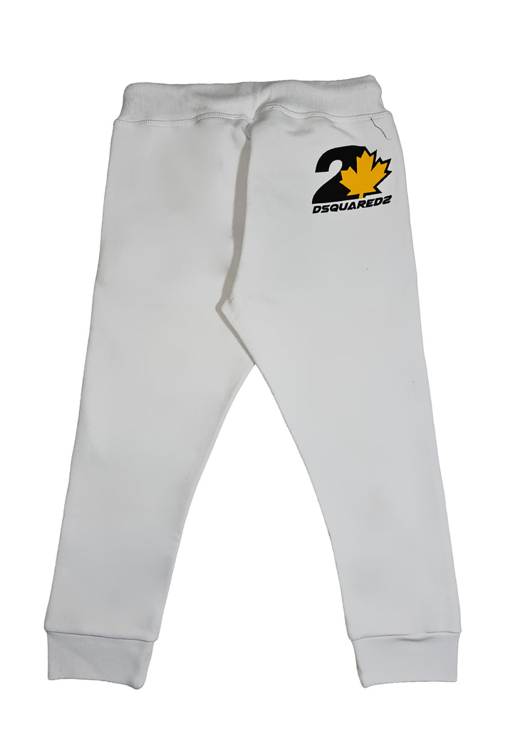 Pantalón de chándal blanco para niño
