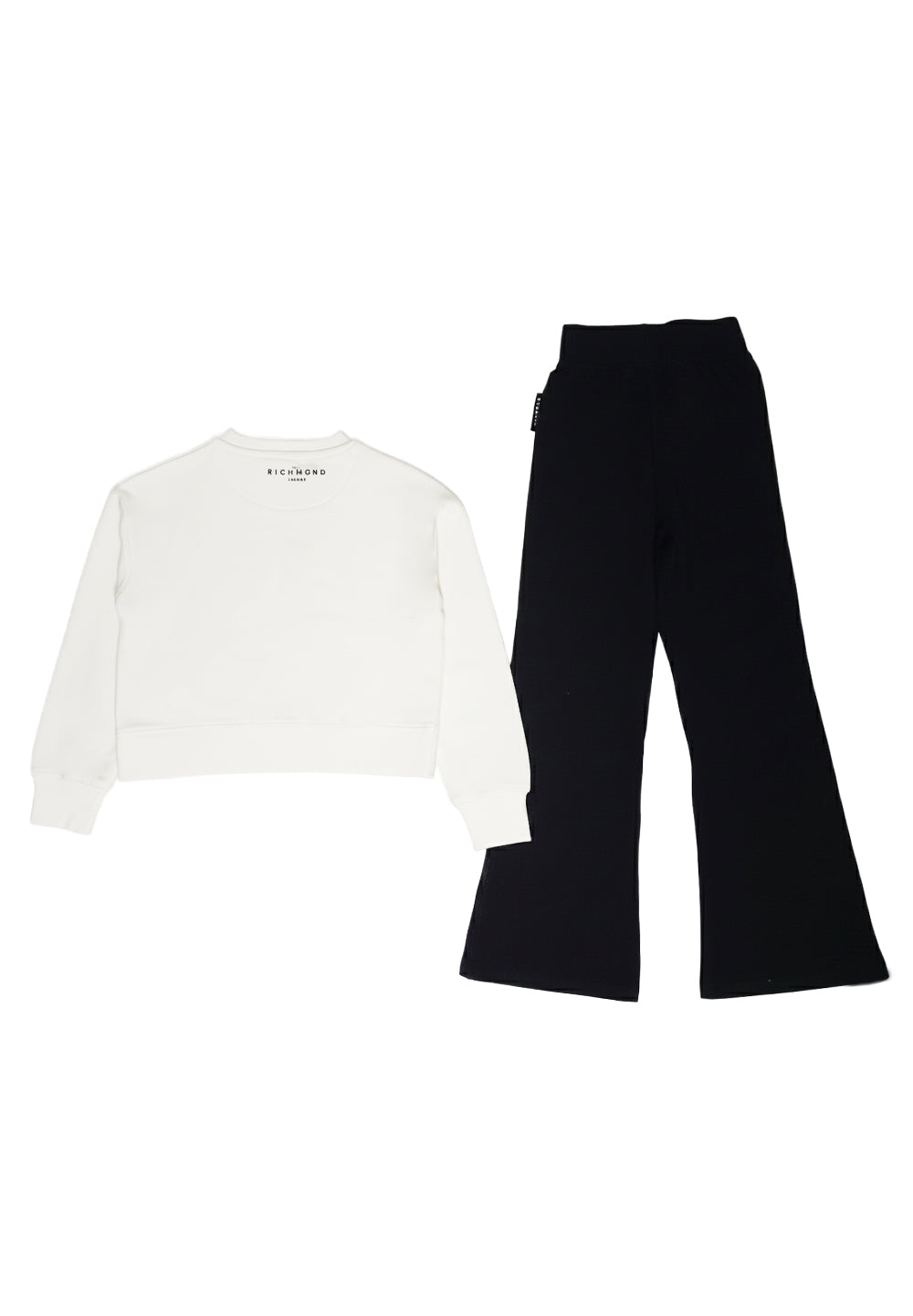 Schwarz-weißes Outfit für Mädchen