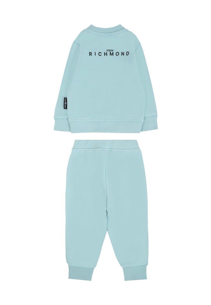 hellblaues Sweatshirt-Set für Jungen