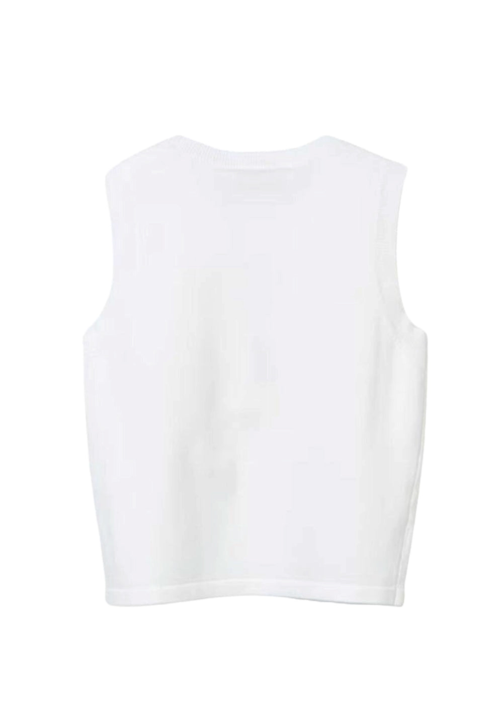 Top blanco para niña