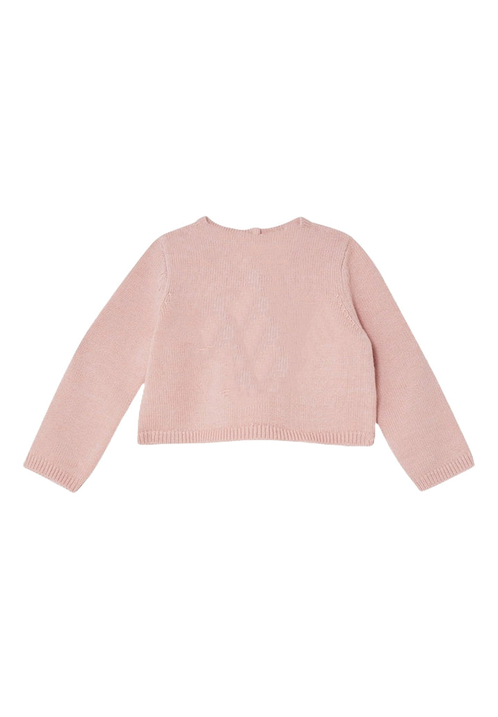 Pull rose pour bébé fille