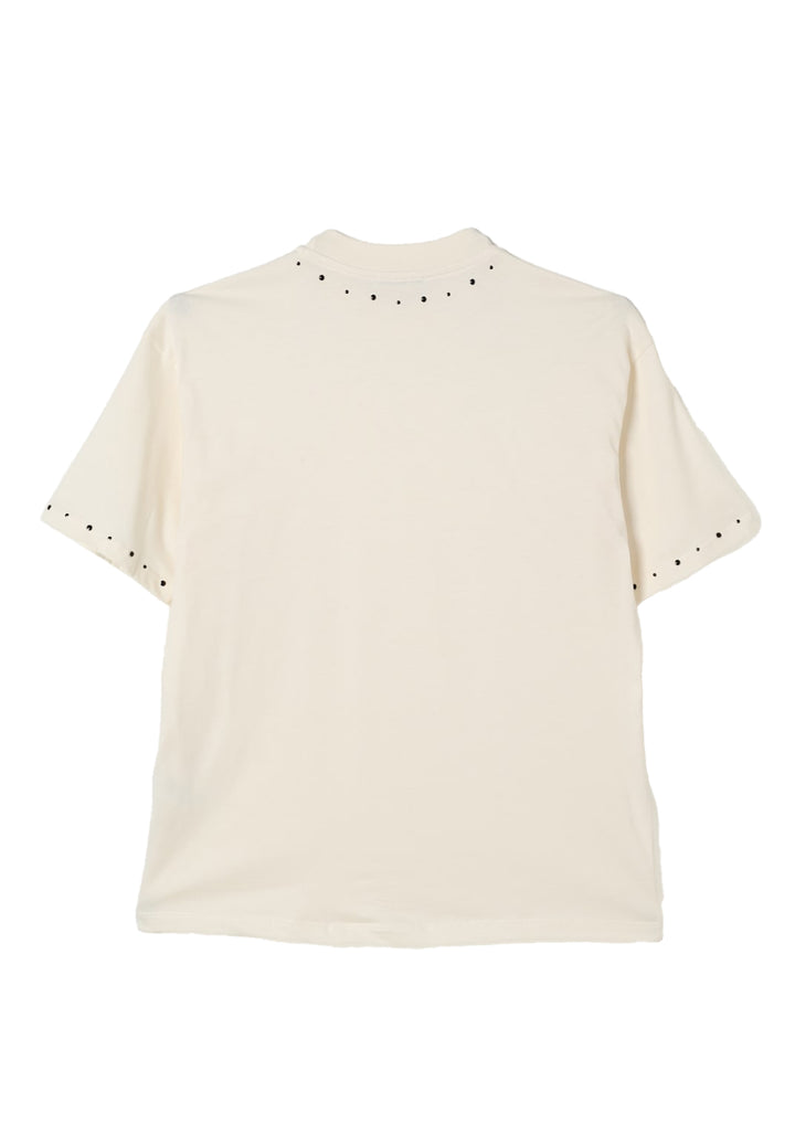 Cream t-shirt for girls