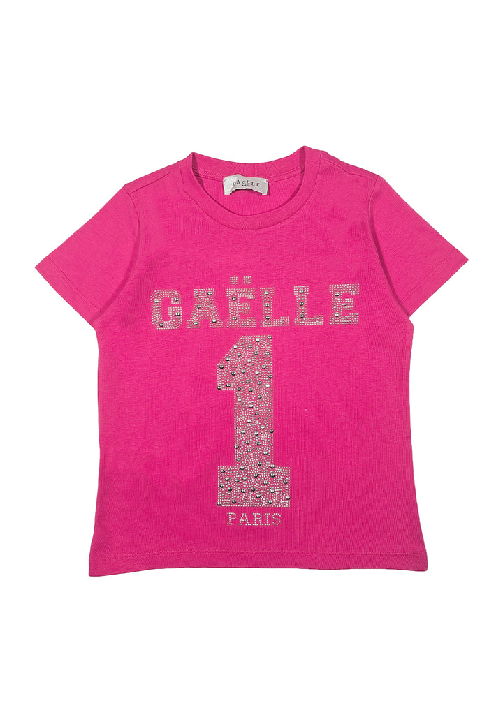 T-shirt fuxia per bambina - Primamoda kids