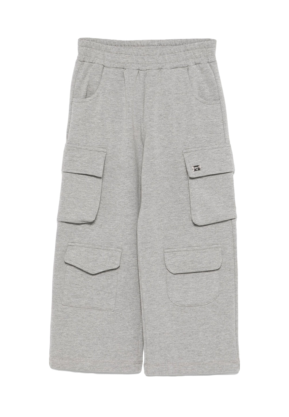 Pantalon de survêtement gris pour bébé fille