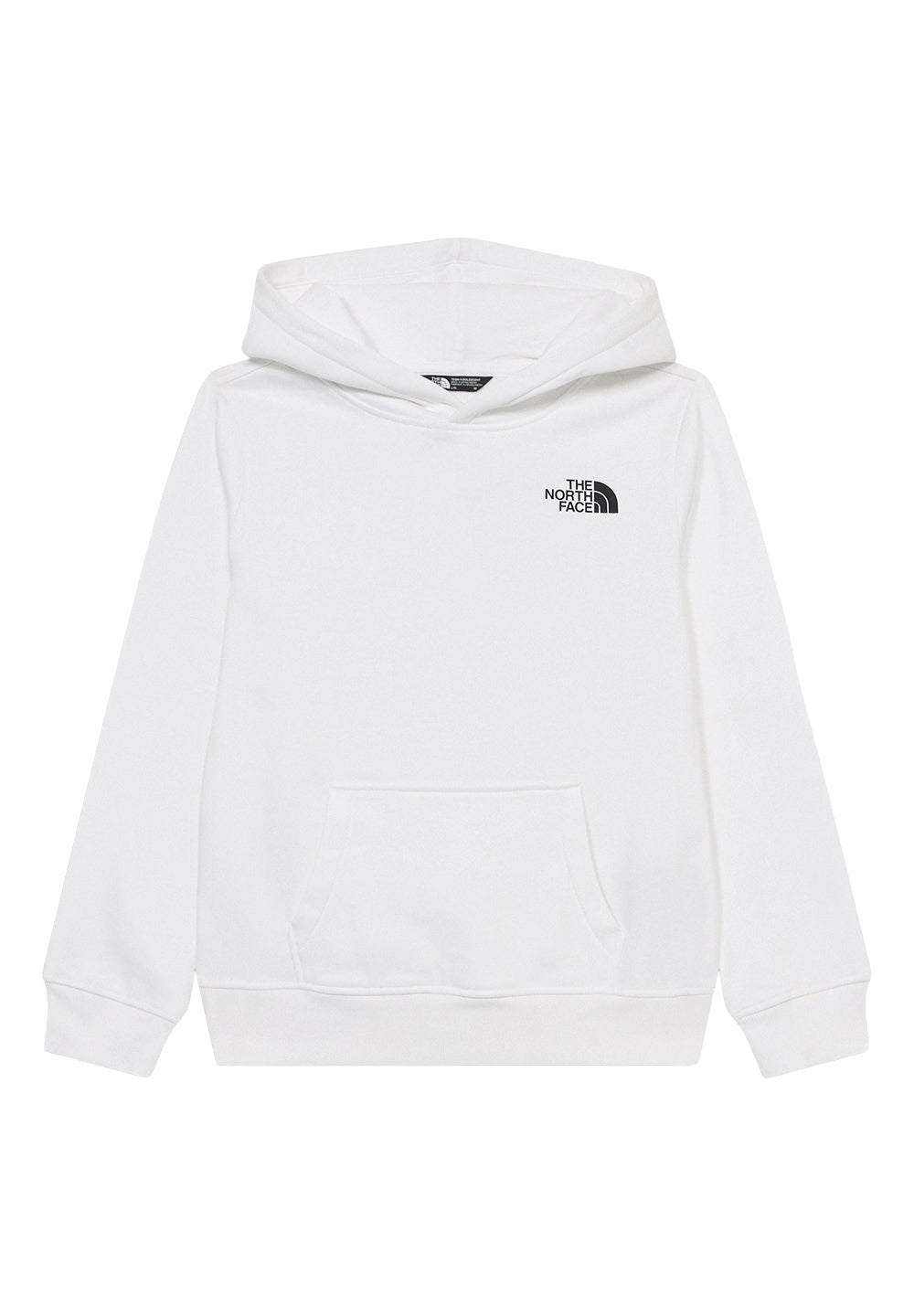 Sudadera con capucha blanca para niño