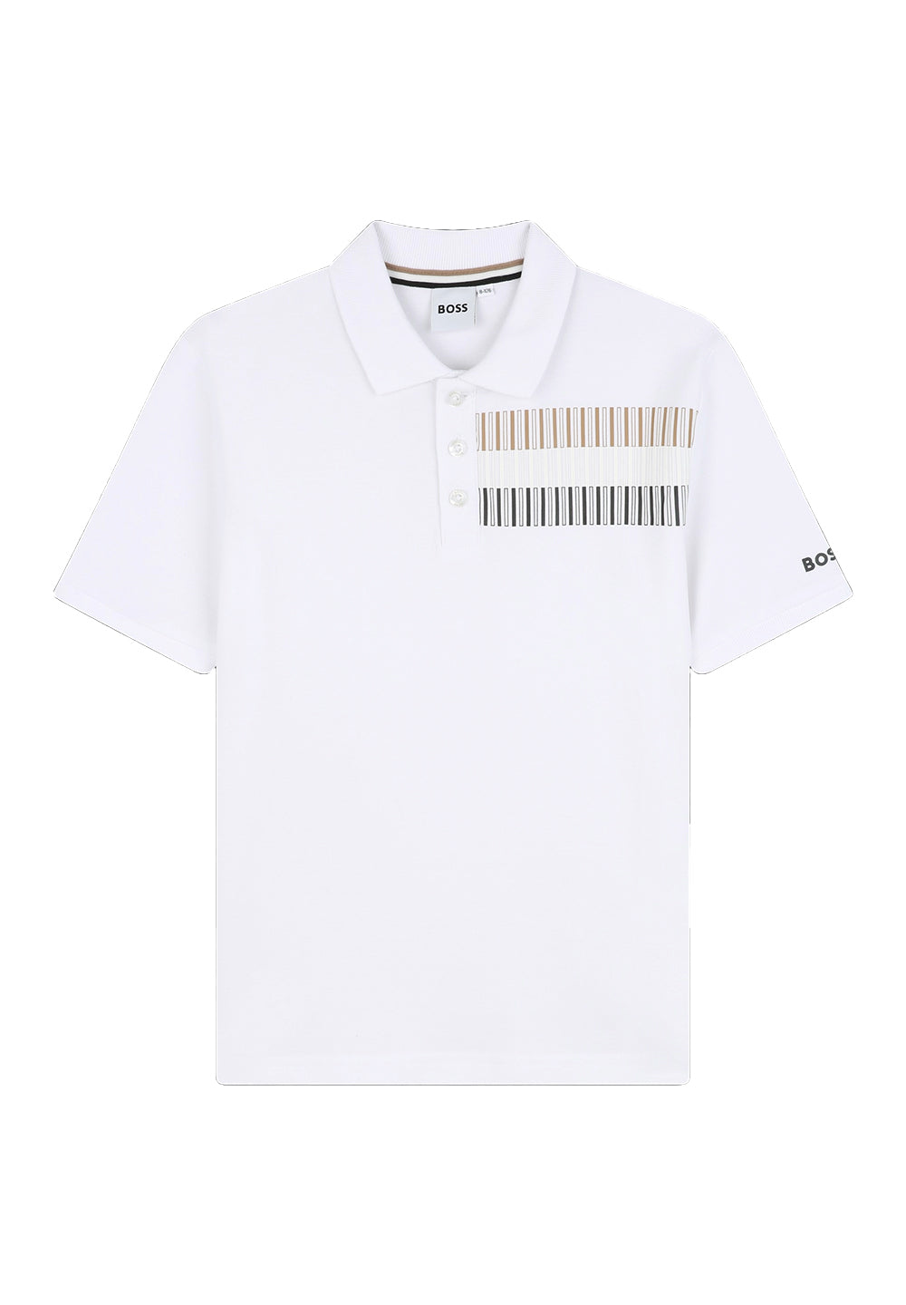 Polo blanca para niño