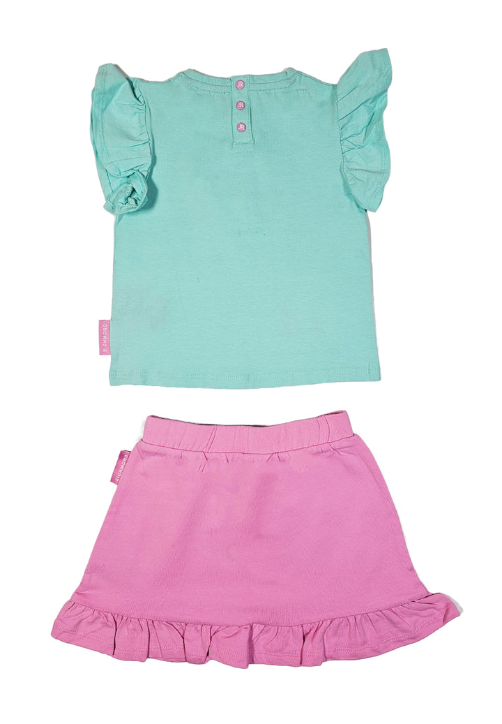 Mint-rosa Set für Neugeborene