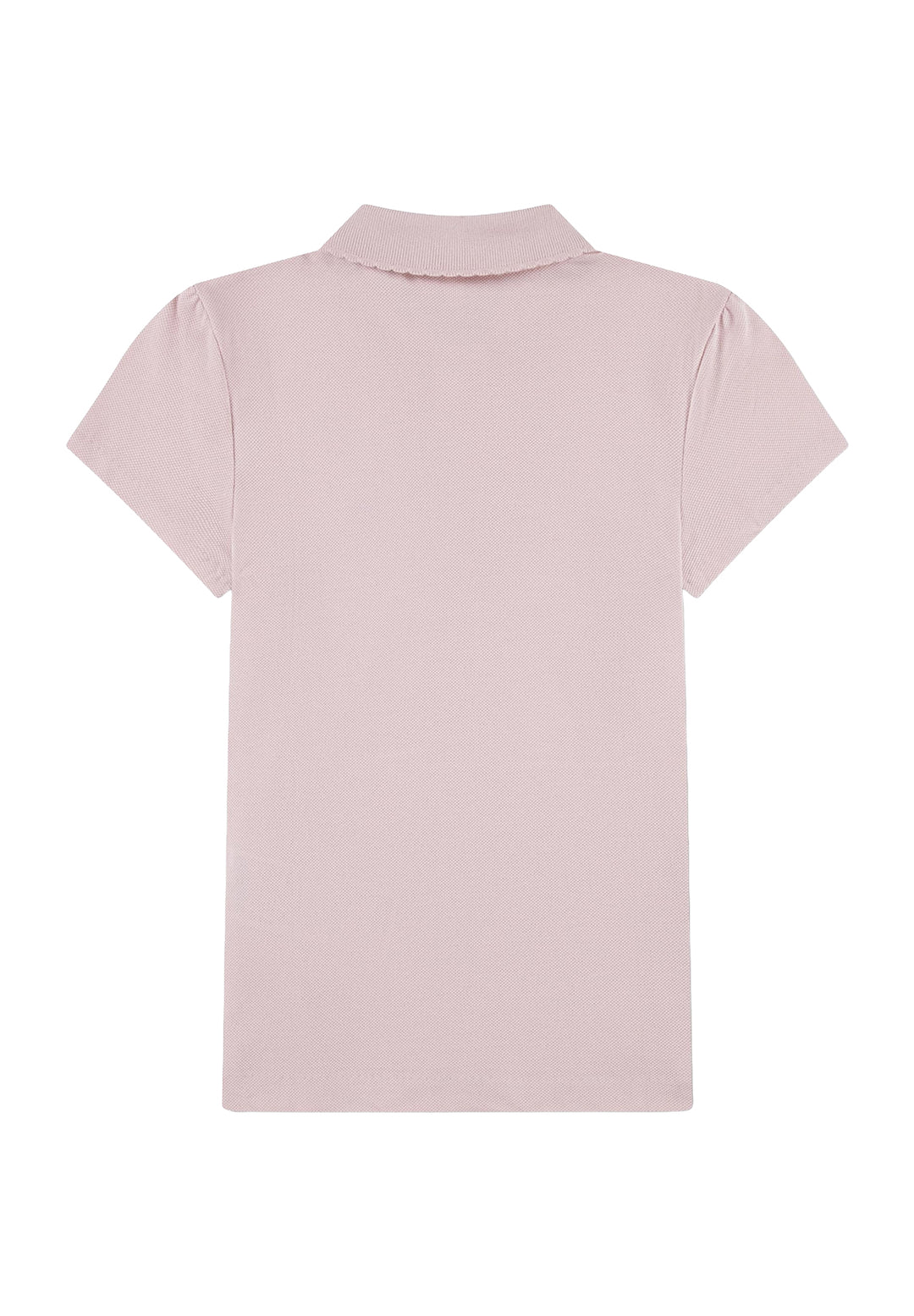 Pink polo shirt for girls