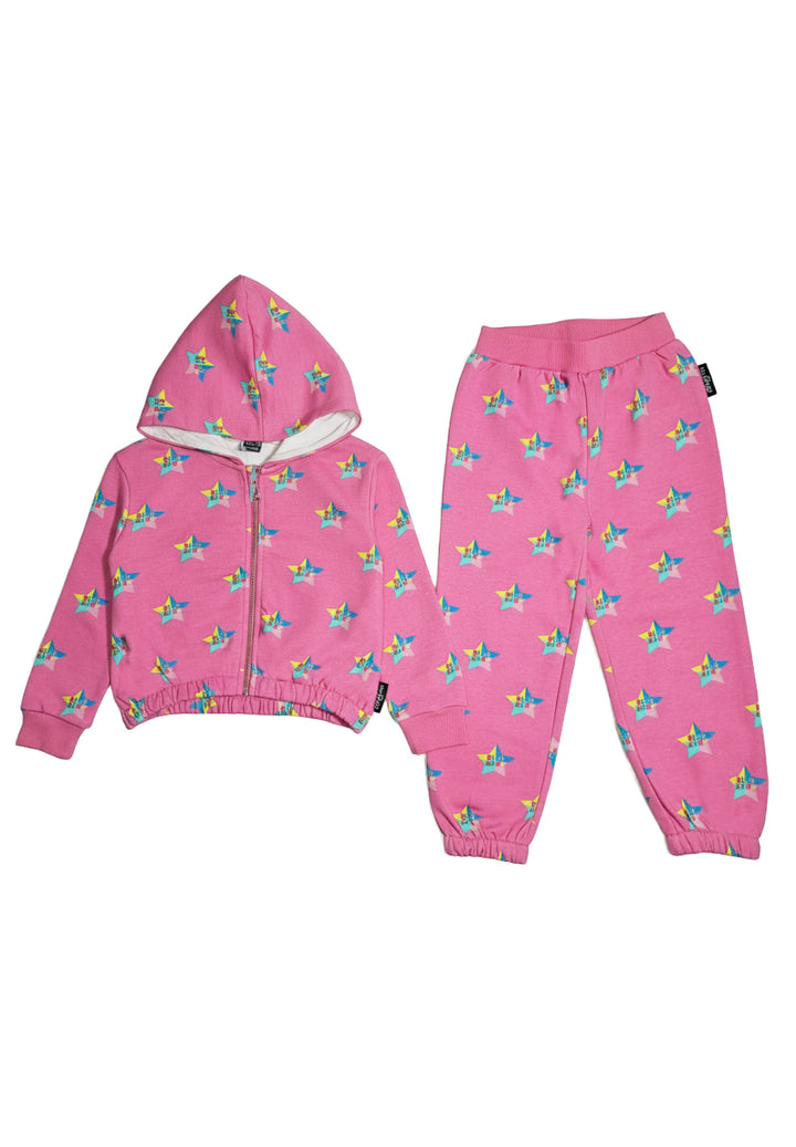 Baby girl pink sweatshirt set
