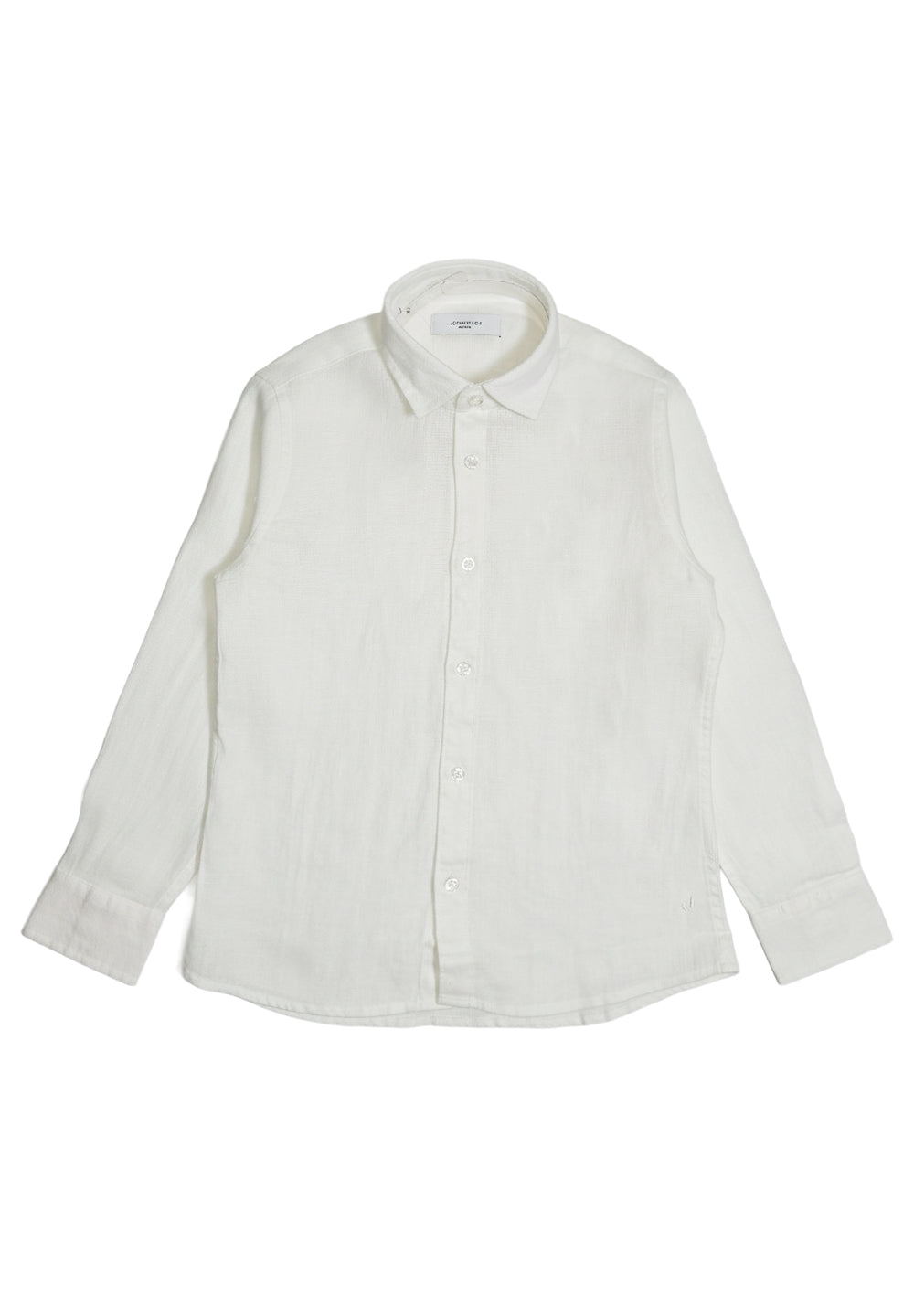 Chemise en lin blanc pour enfant