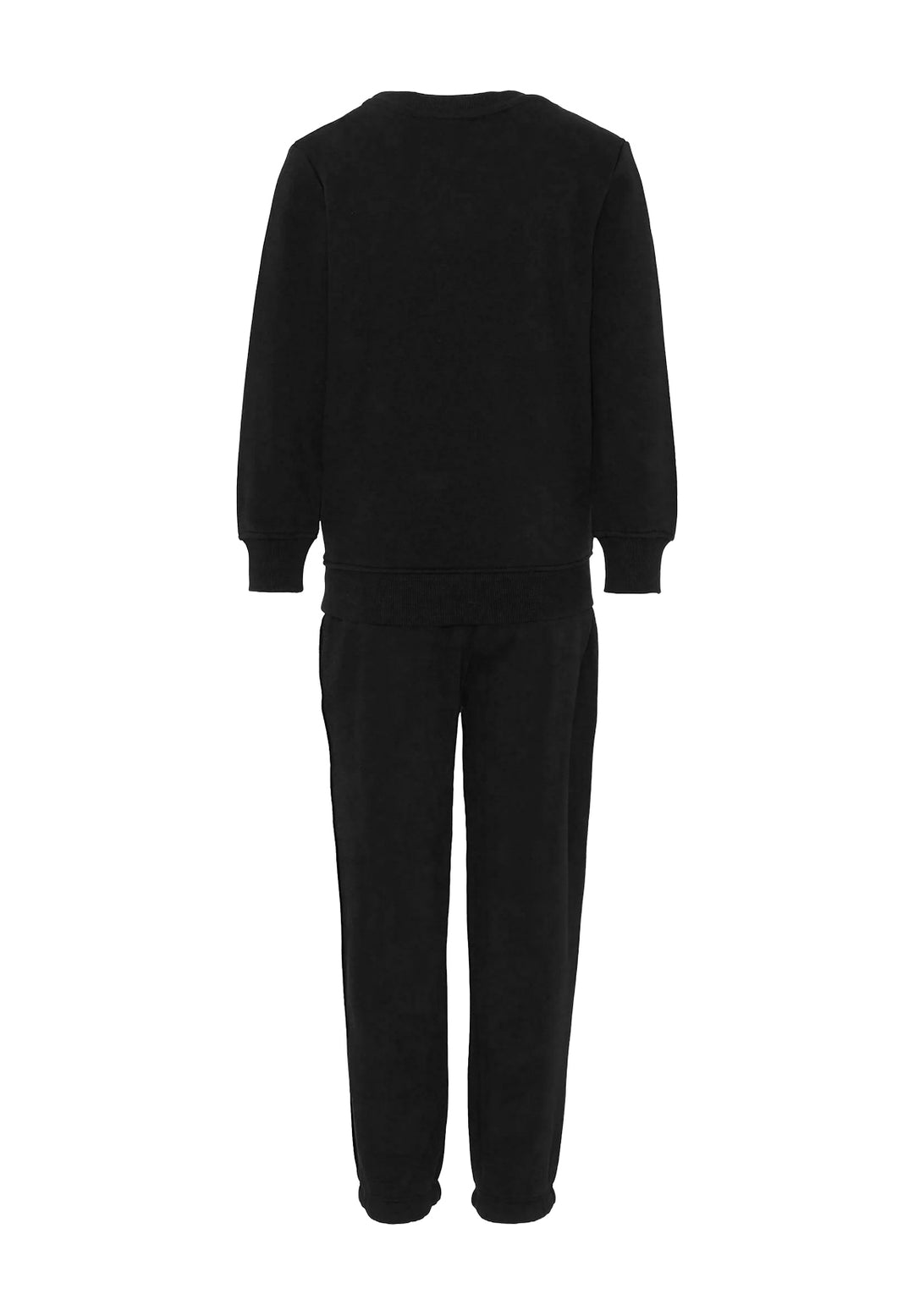 Black sweatshirt set for girls