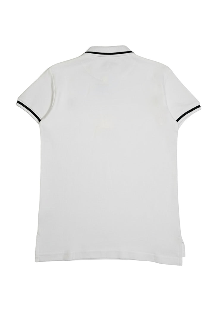Polo blanca para niño