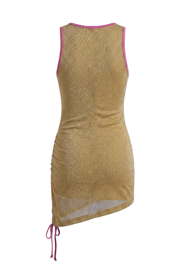 Cache-maillot doré pour fille