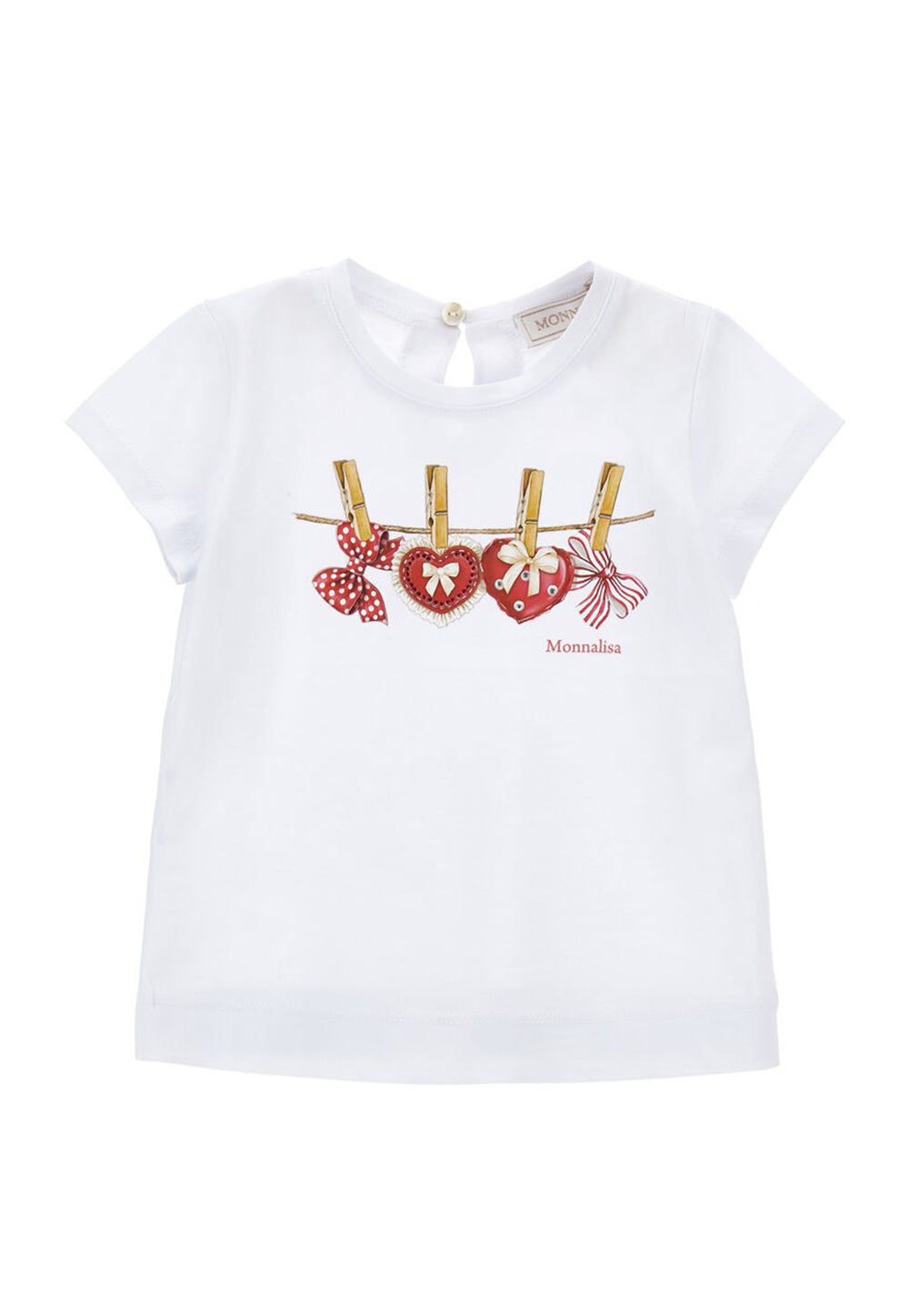 Camiseta blanca para bebé