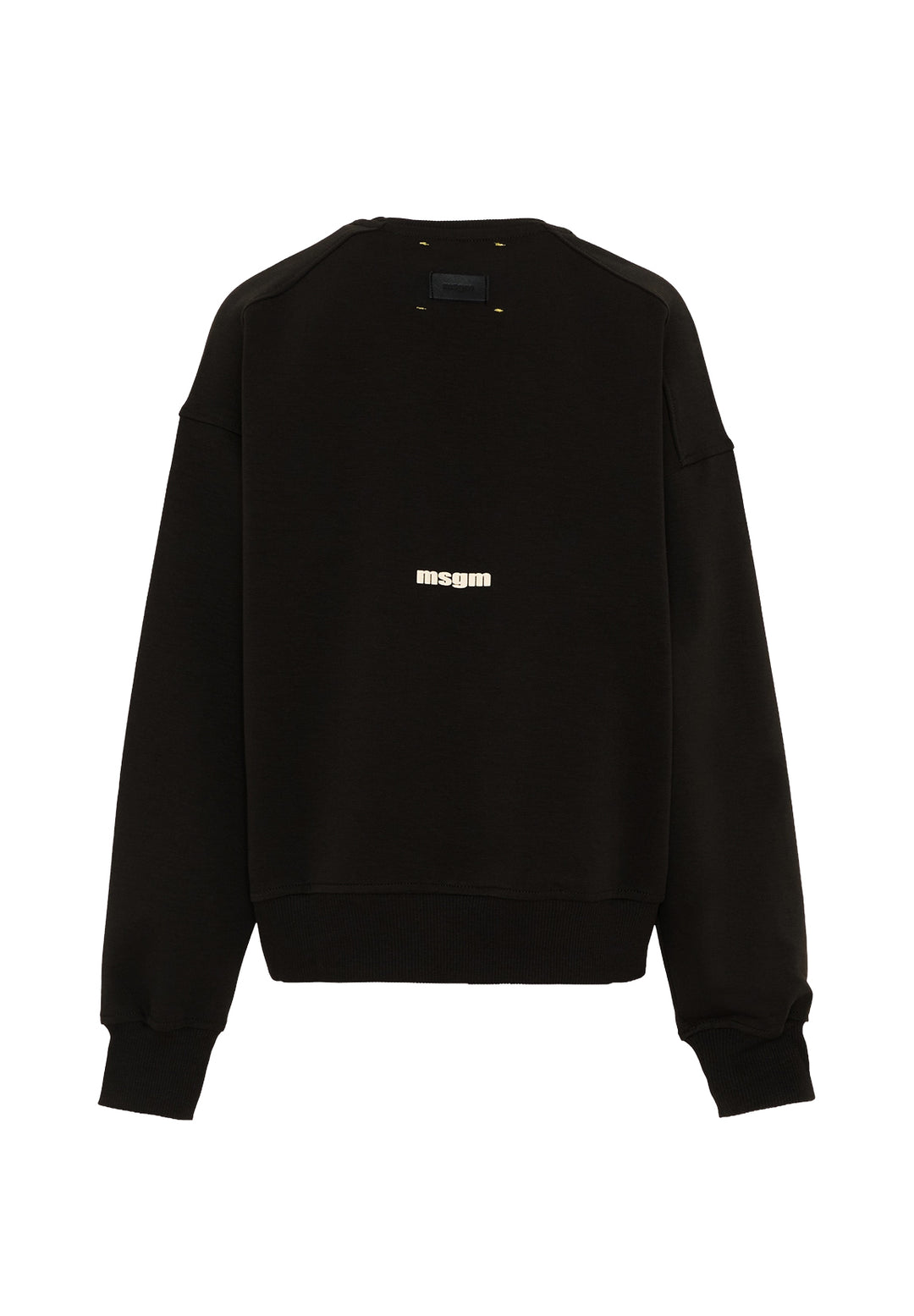 Black crewneck sweatshirt for kids