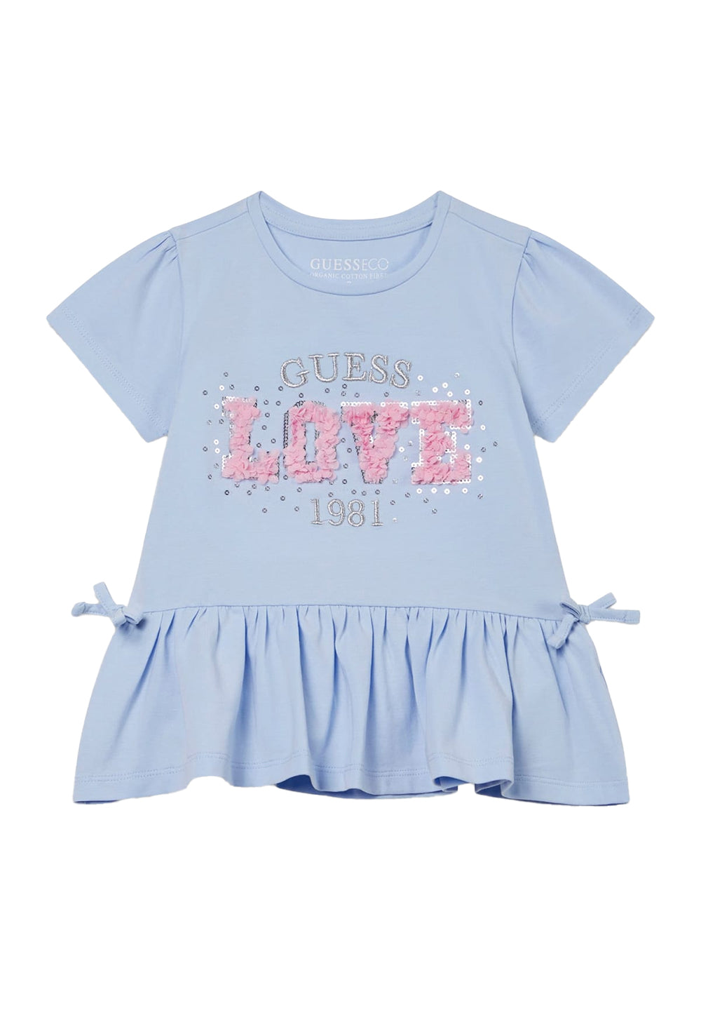 Light blue T-shirt for girls