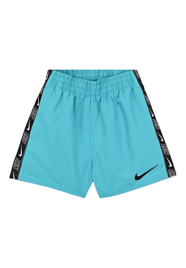 Short de bain boxer turquoise pour enfant