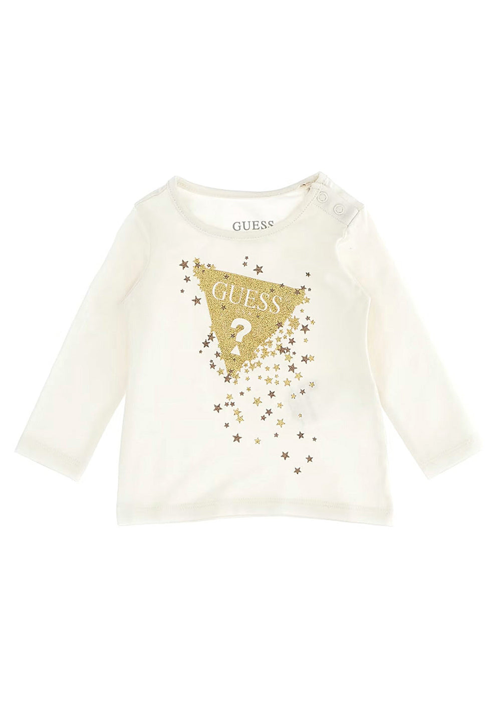 Camiseta blanca para bebé niña
