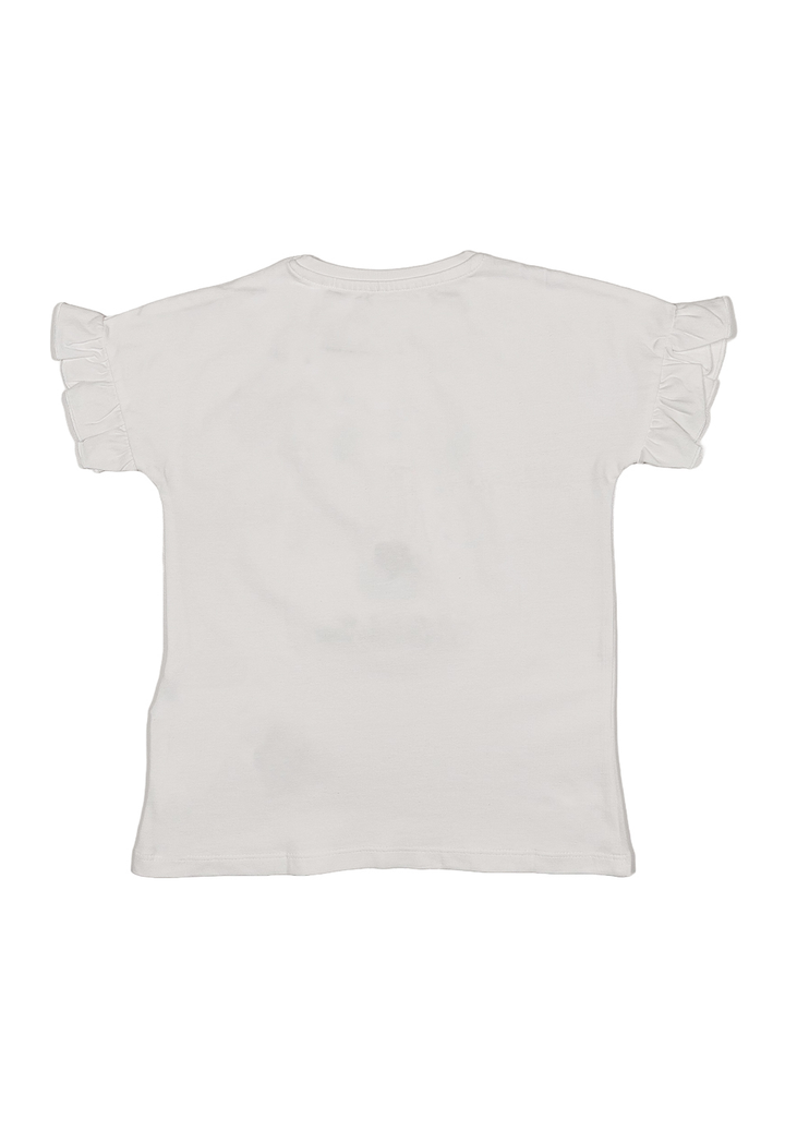 Camiseta blanca para bebé niña