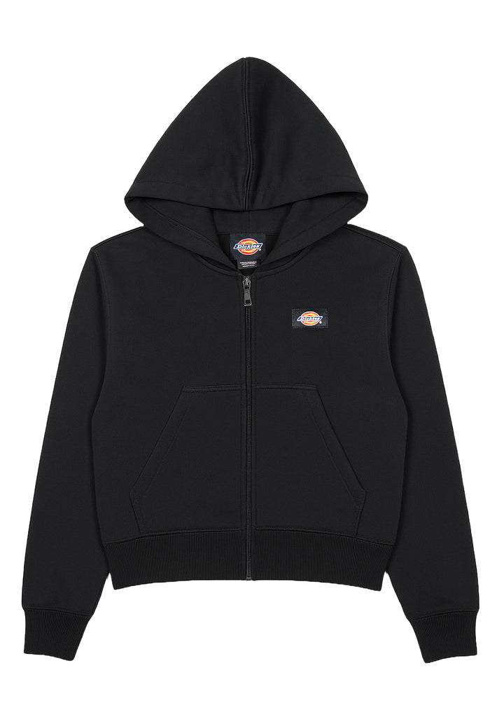 Schwarzes Sweatshirt mit Reißverschluss für Jungen