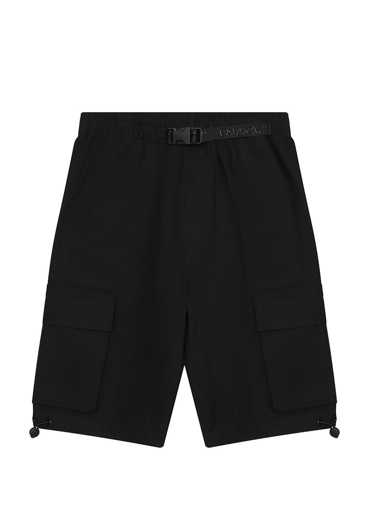Black cargo shorts for boys