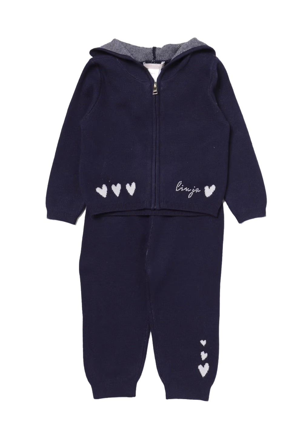 Ensemble sweat-shirt bleu pour bébé fille