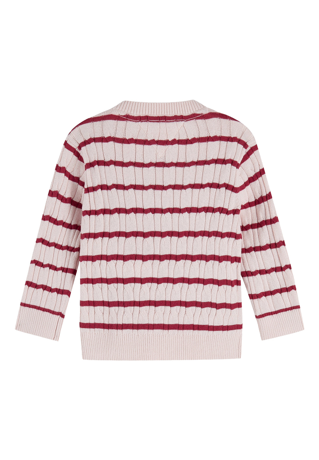 Rosa Baby-Pullover