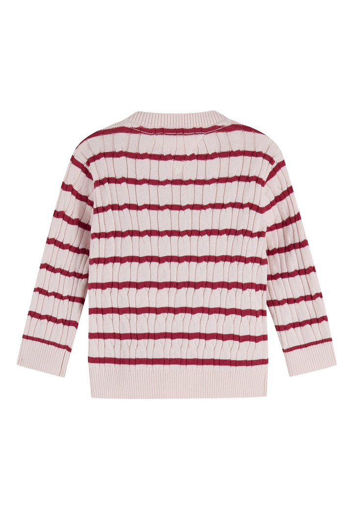 Rosa Baby-Pullover