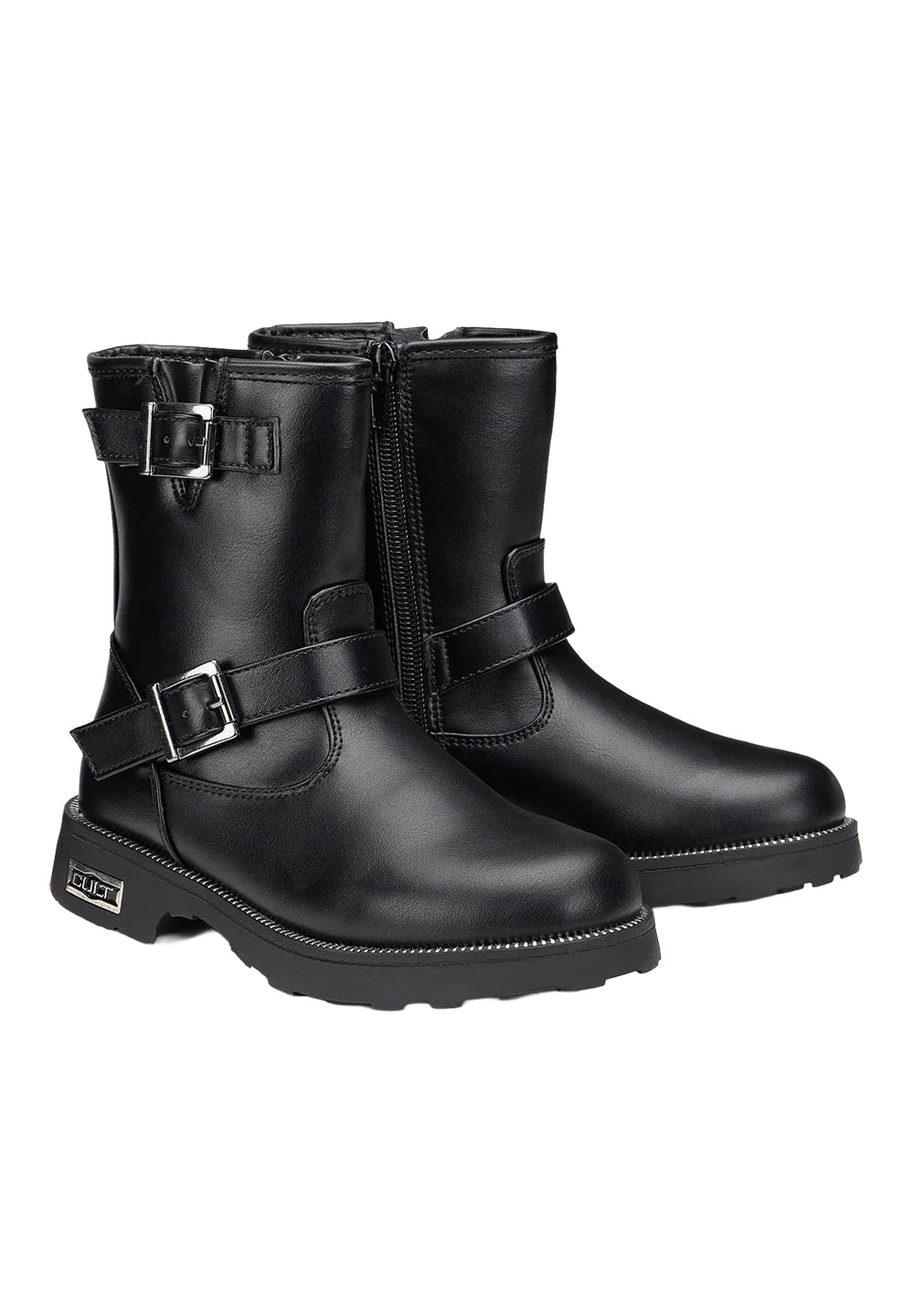 Botas negras para niña