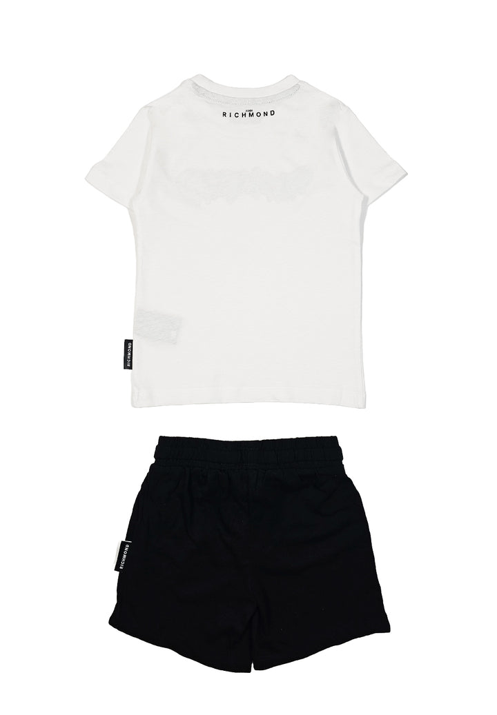 Completo bianco-nero per bambino - Primamoda kids