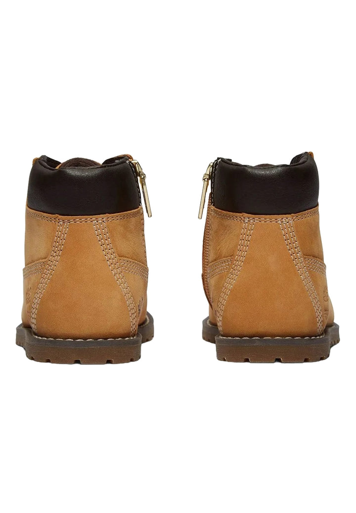 Brauner Stiefel für Neugeborene