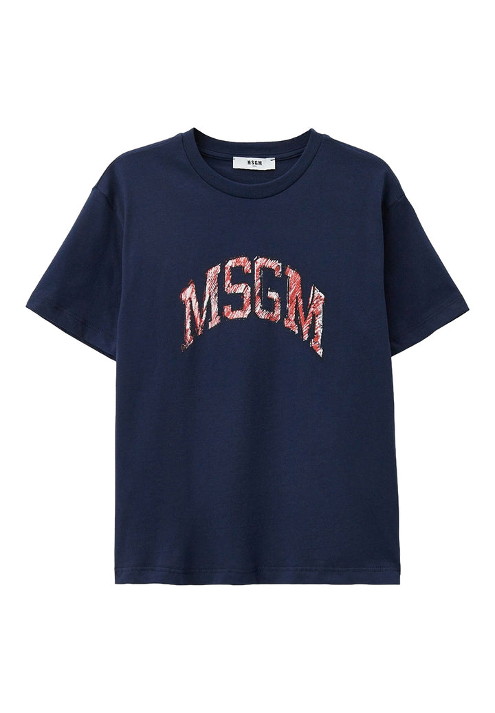 Blue t-shirt for girls