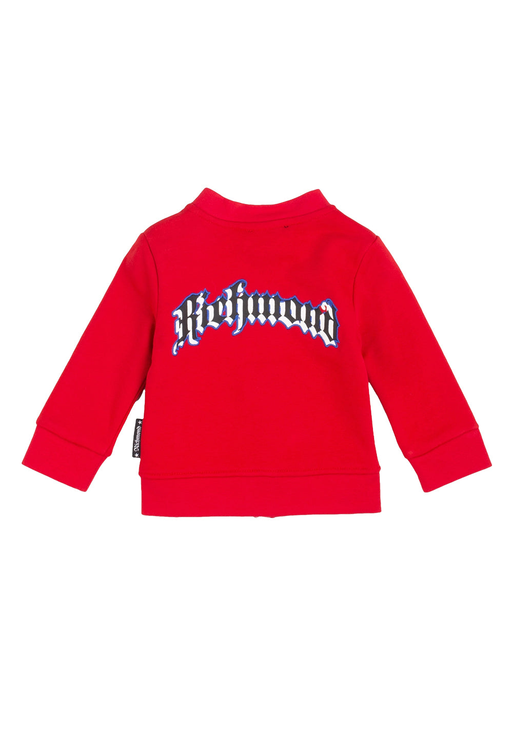 Felpa zip rossa per bambino - Primamoda kids