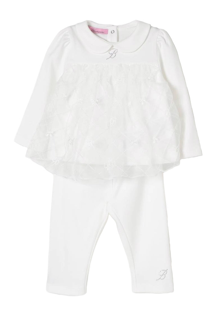 Conjunto color crema para bebé niña