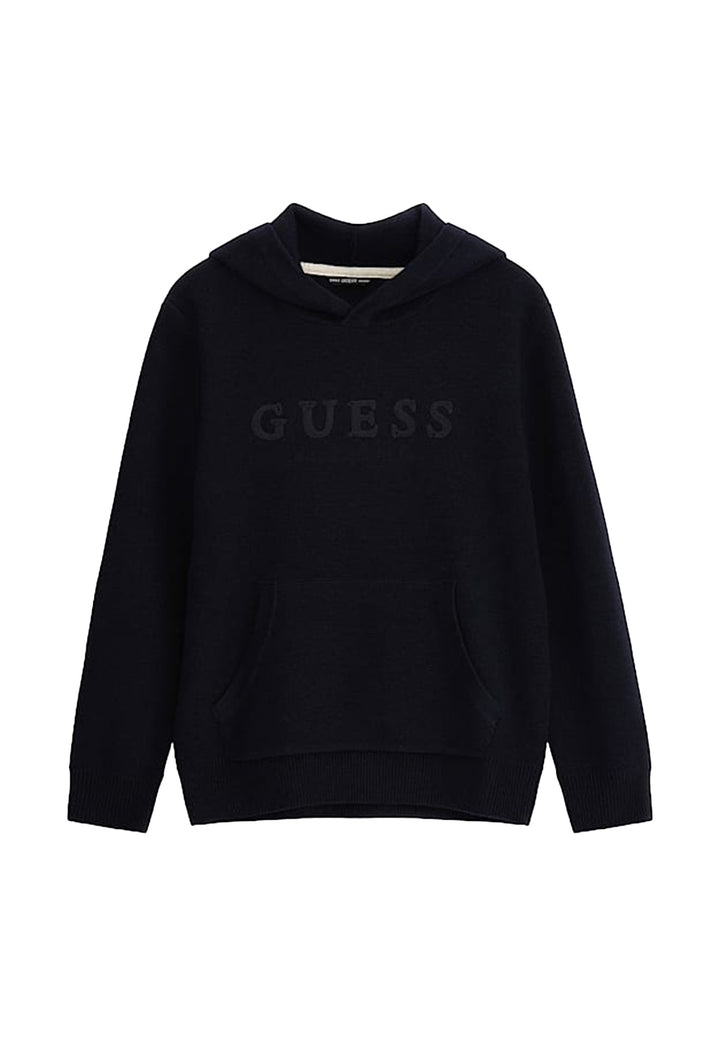 Blue hooded sweater for boy