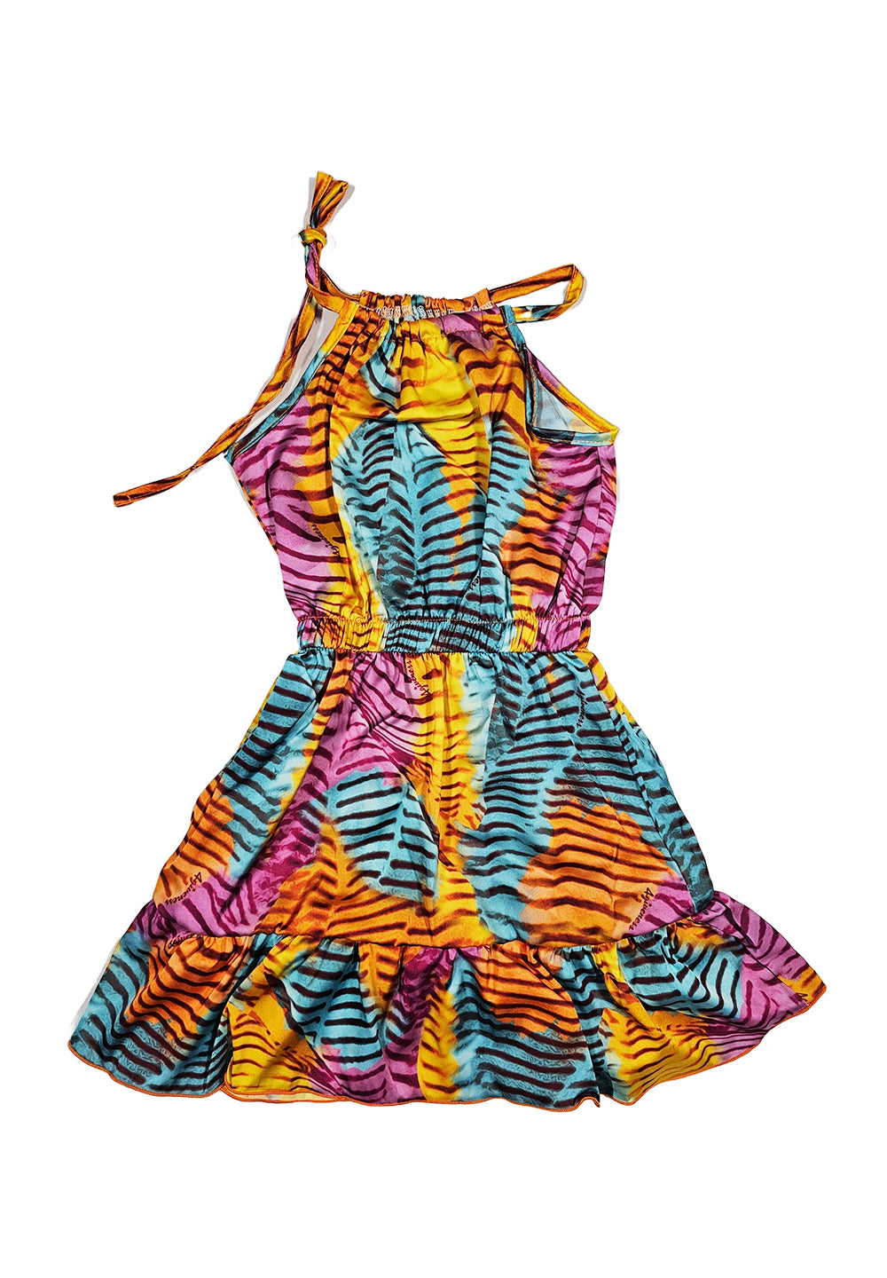 Vestito caftano multicolor per bambina - Primamoda kids