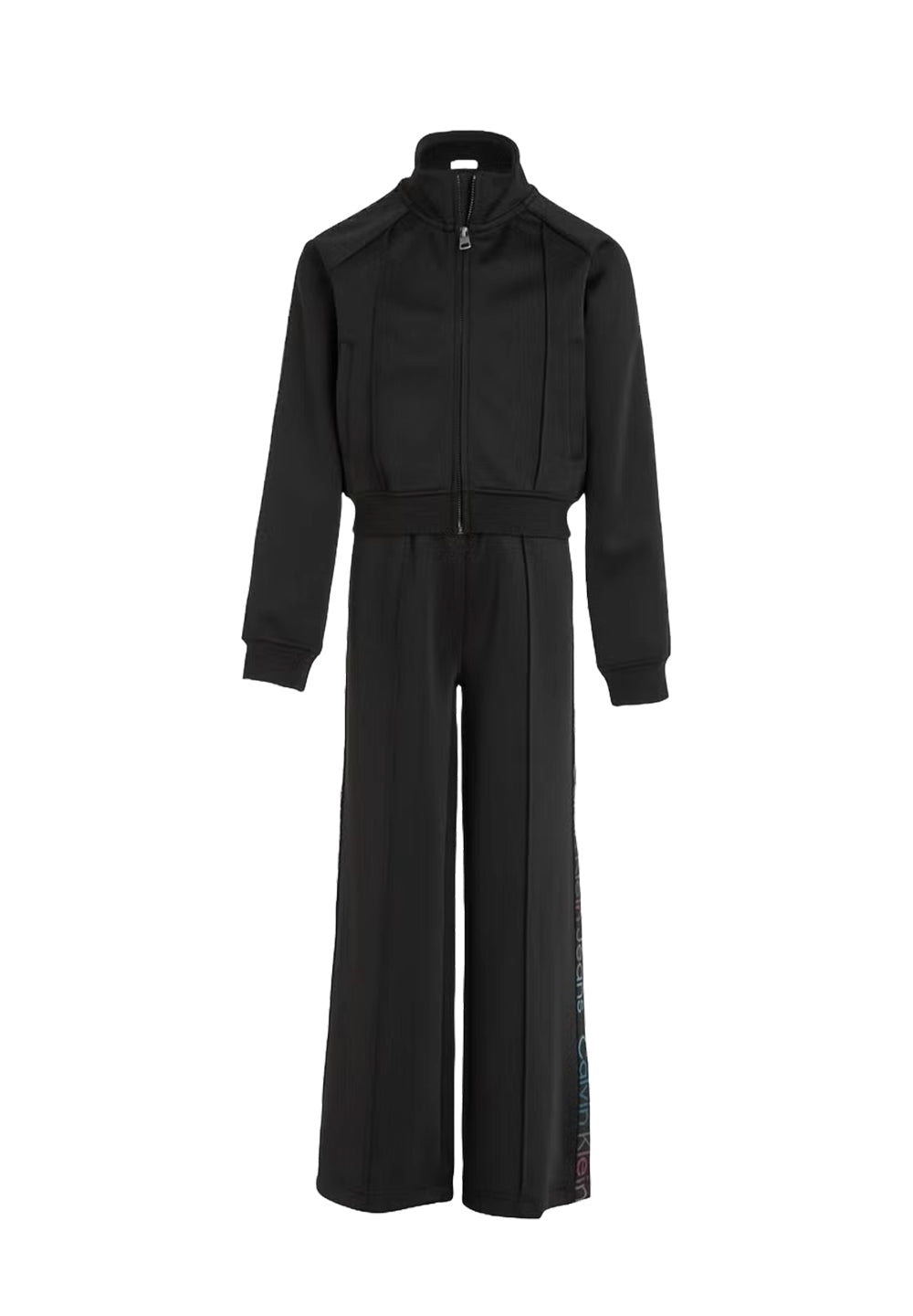 Schwarzes Sportoutfit für Mädchen