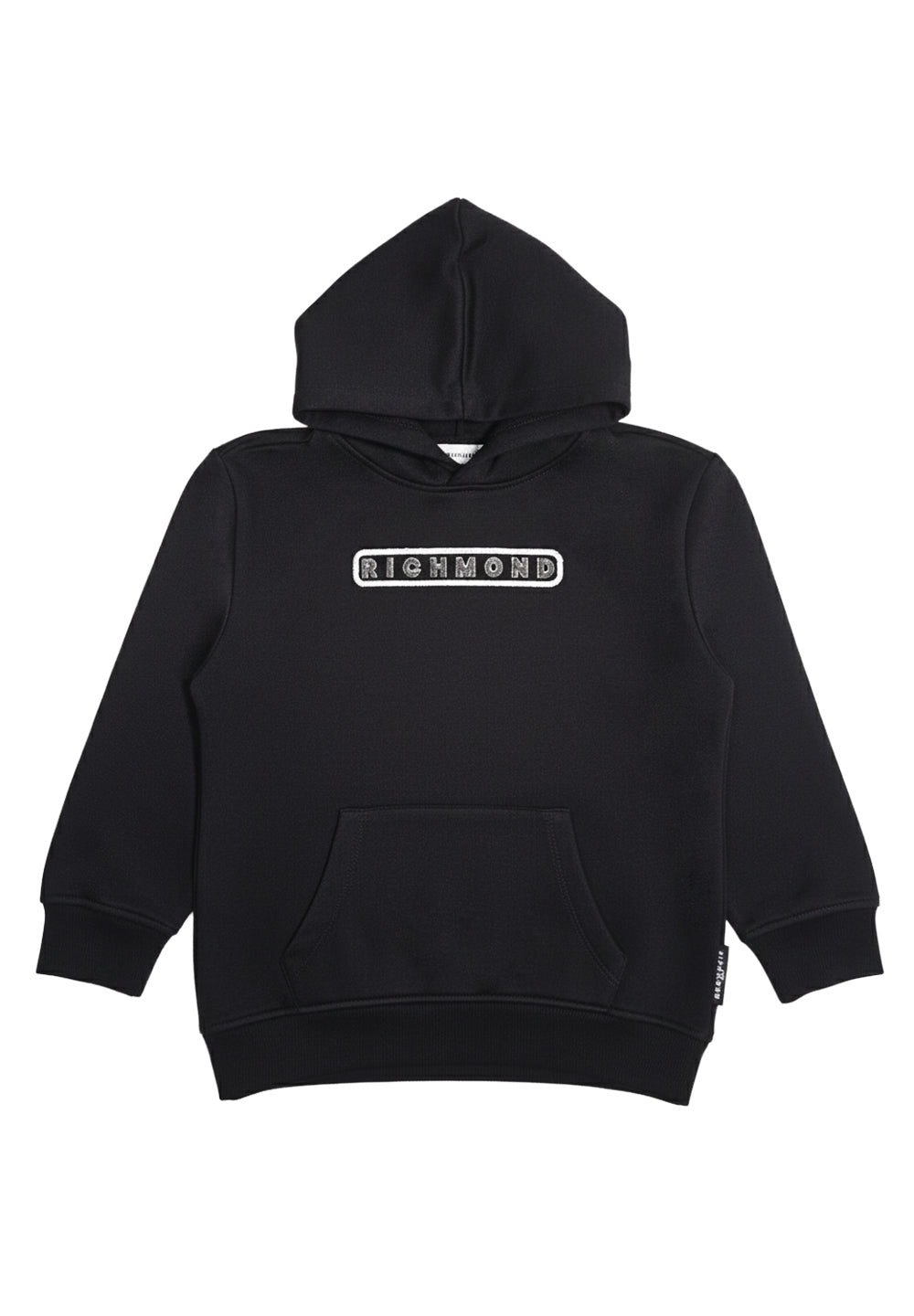 Sudadera con capucha negra para niño