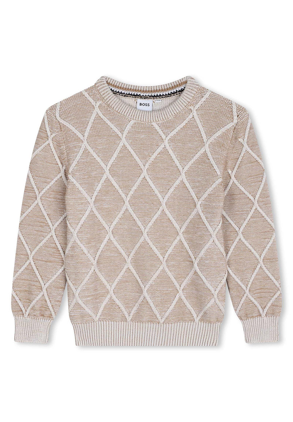 Pull beige pour enfant