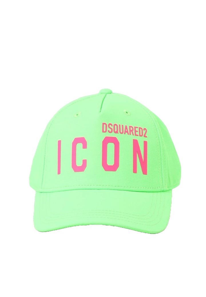 Gorro verde fluorescente para niña