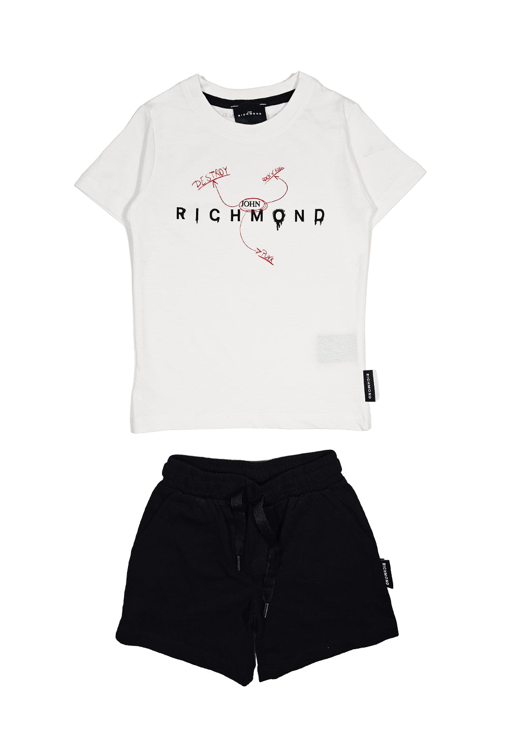 Completo bianco-nero per bambino - Primamoda kids