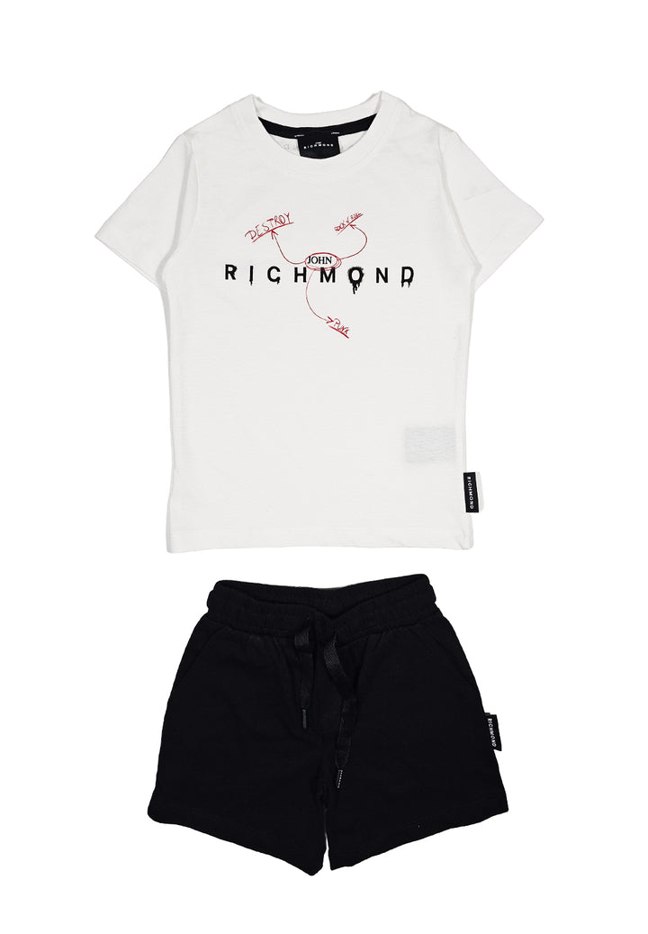 Completo bianco-nero per bambino - Primamoda kids