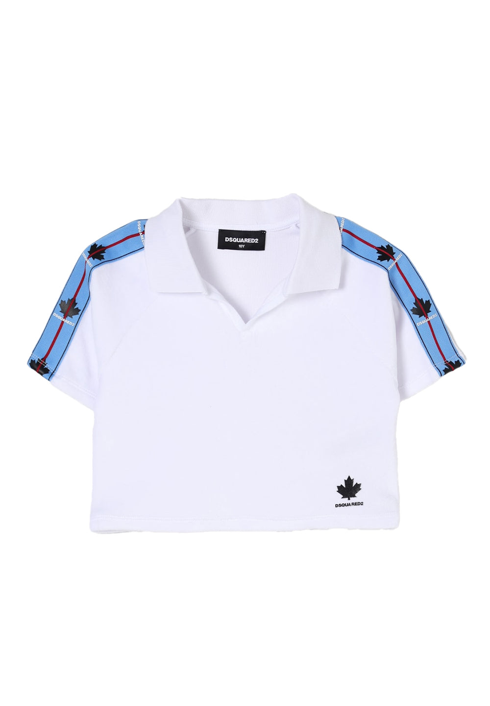 Polo blanc pour filles