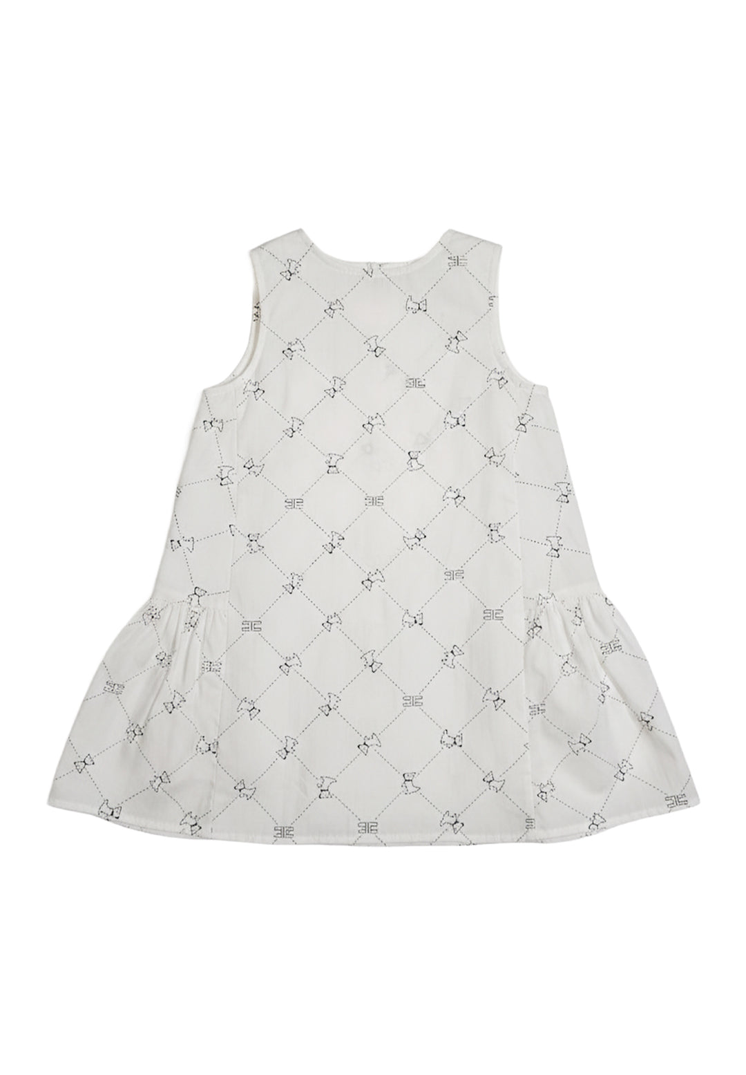 Weißes Kleid für Babymädchen