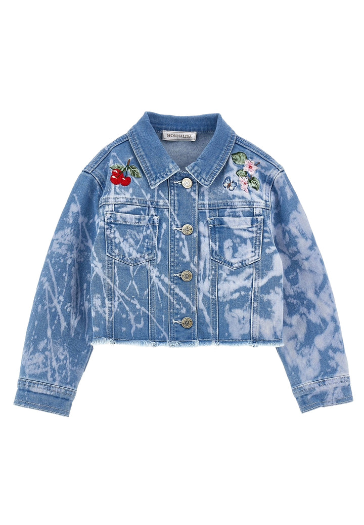 Girl's blue denim jacket