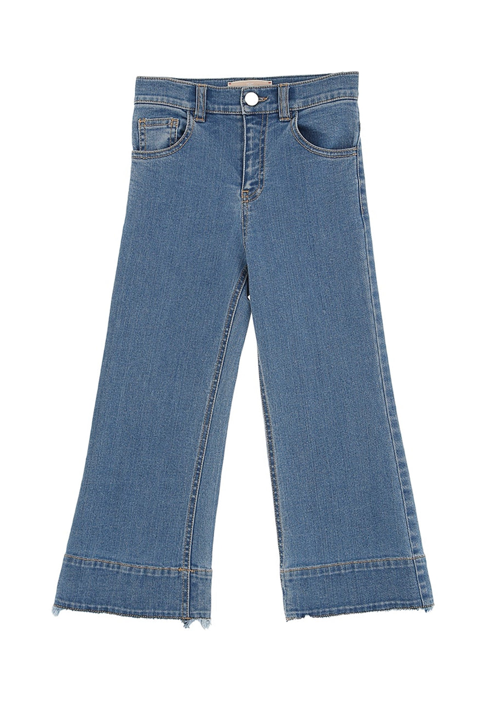 Denim blue jeans for girls