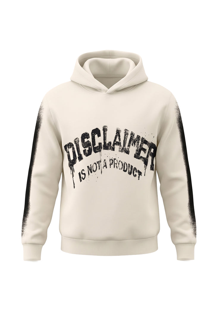 Cremefarbenes Kapuzensweatshirt für Jungen
